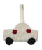 Little Cream Car Christmas Ornament Hand Felted Wool- Set of 4 Arcadia Home